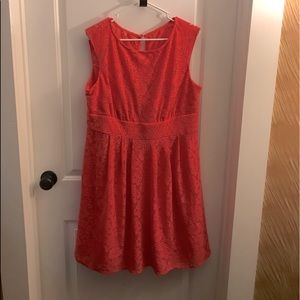 dressbarn Laced Dress ~ Peach ~ Size 16